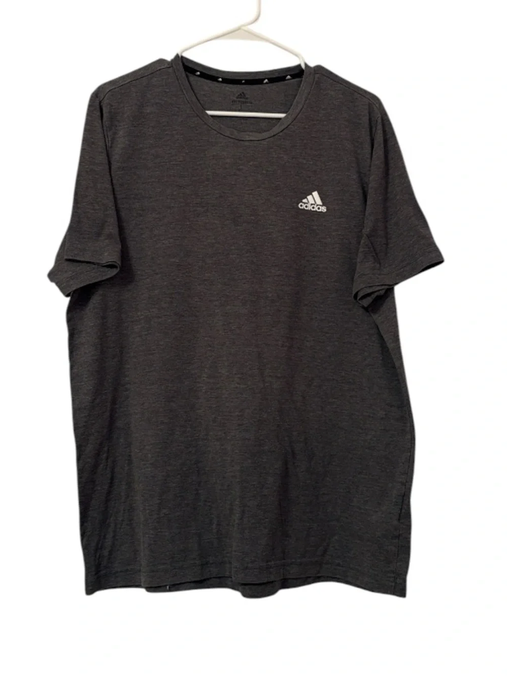 Mens Adidas Gray Primegreen AeroReady Athletic Tee